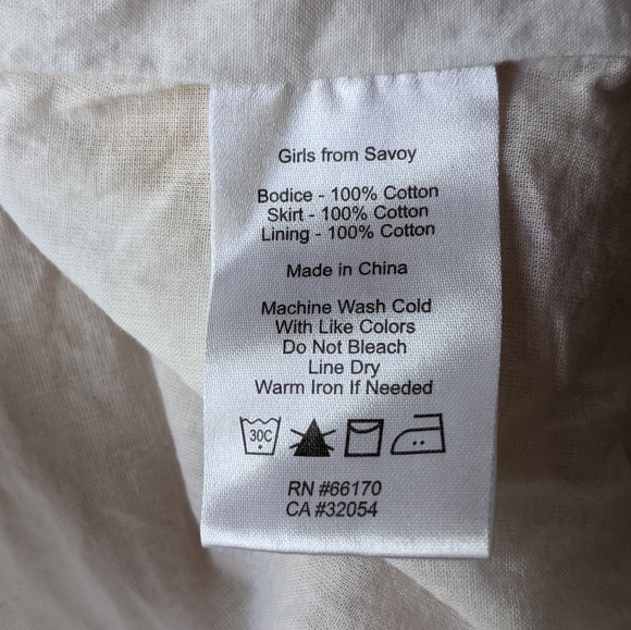 Anthropologie Girls fromSavoy Bird Ruffle Dress 10 - Picture 9 of 9